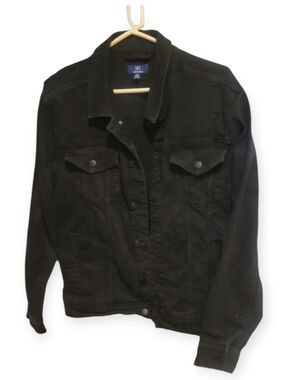 George Blue Label on Black Garment